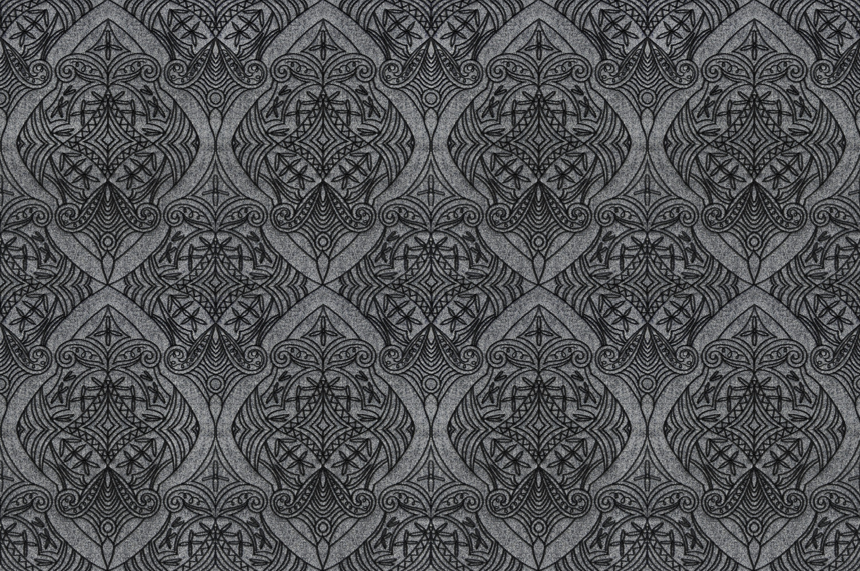 3811-04 Coronation - Graphite Full Repeat