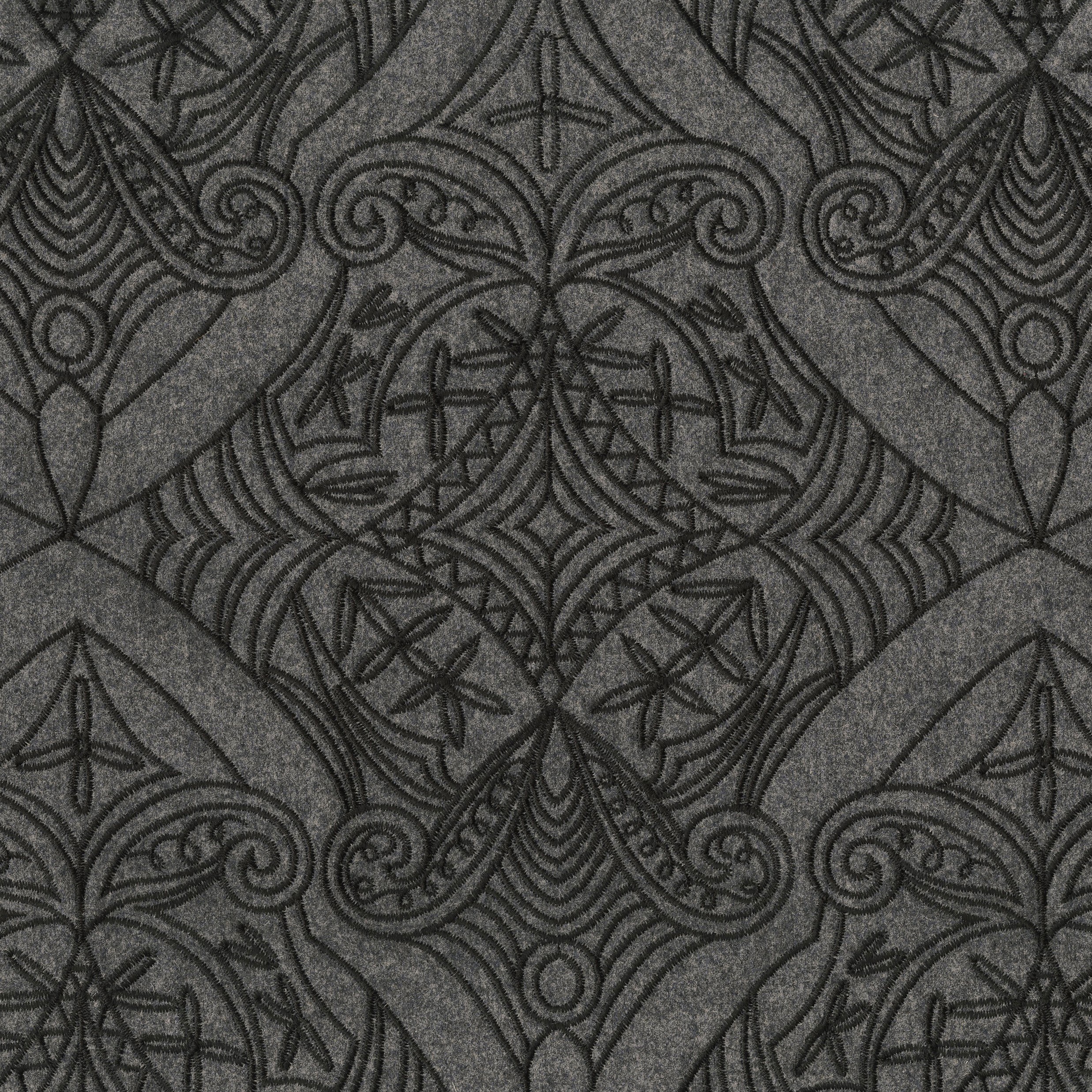 3811-04 Coronation - Graphite Swatch