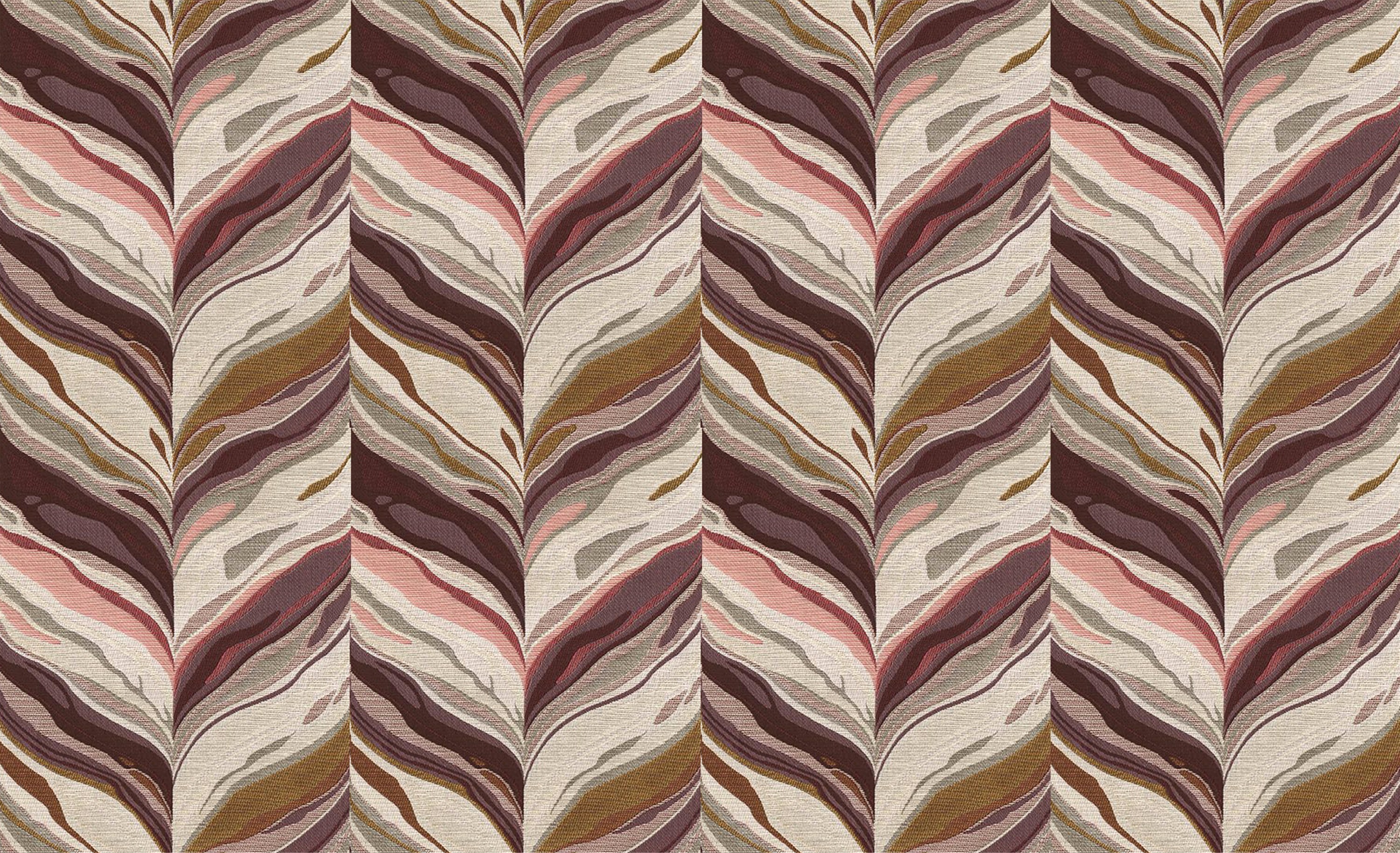 4590-09 Quill - Vintage Burgundy Full Repeat