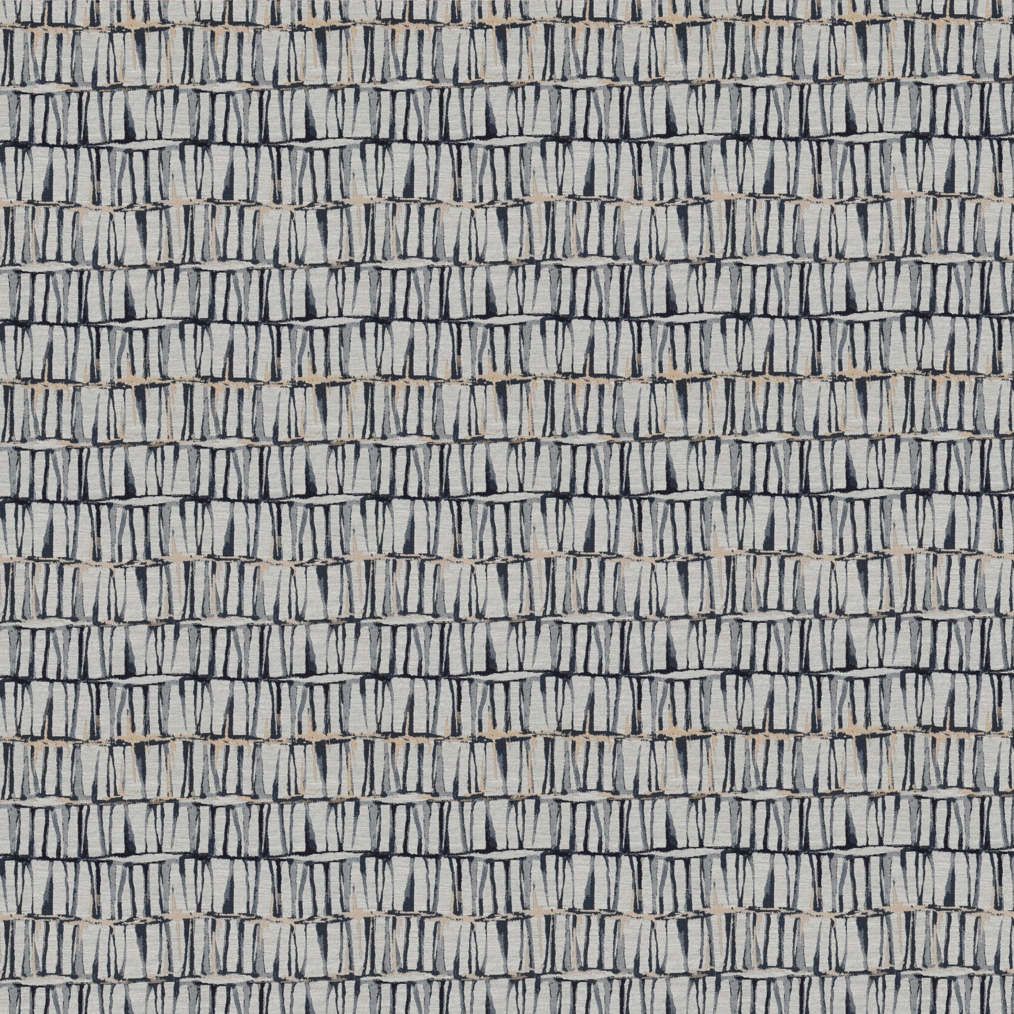 5822-07 Raku - Charcoal Full Repeat