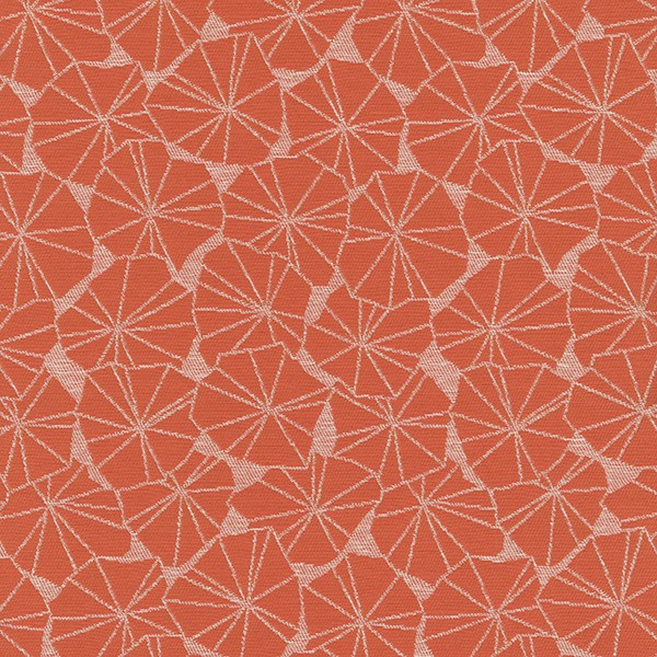 8138-07 Lily Pond - Guava Swatch
