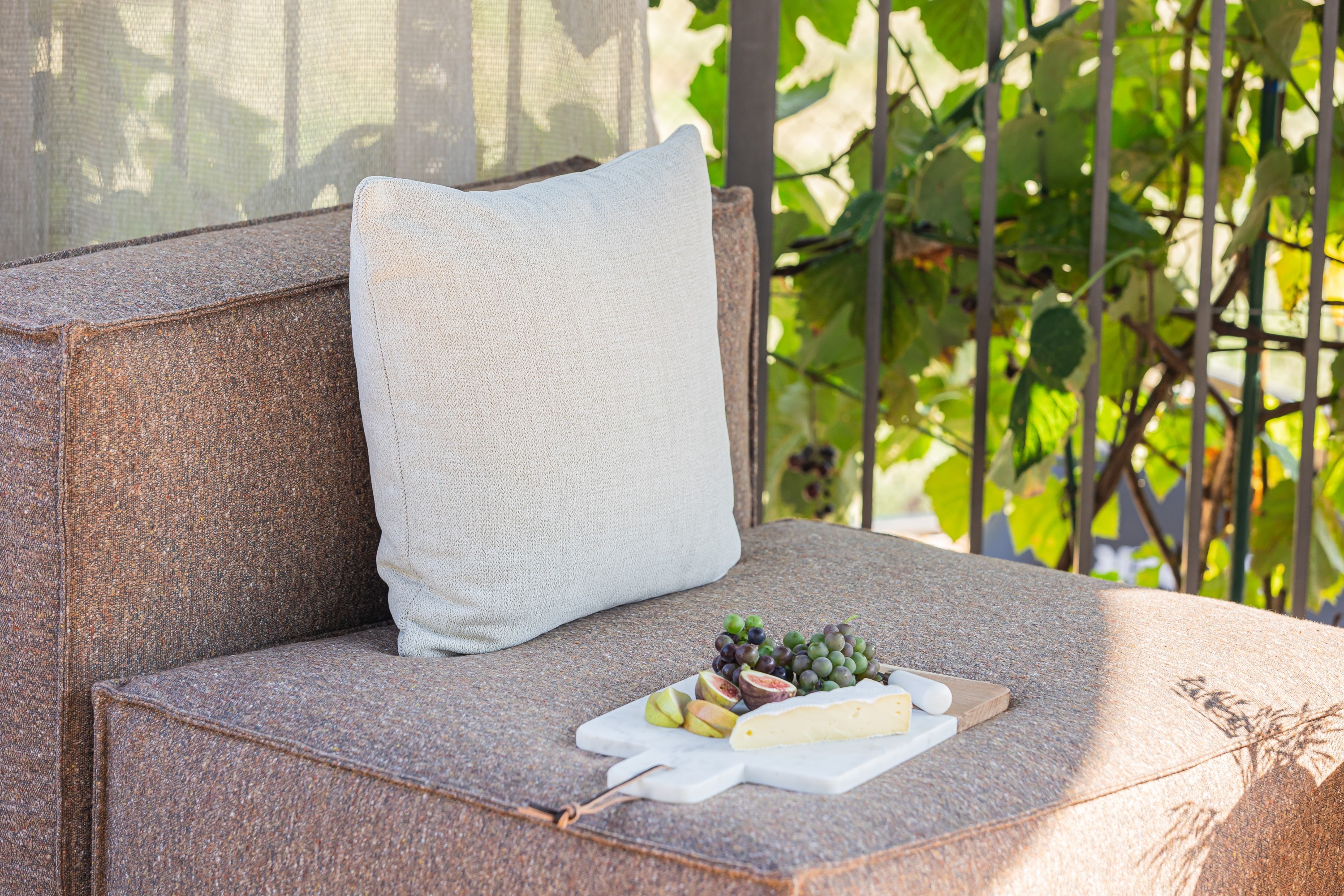 1265-04 Suncatcher Wild Mushroom, 7306-05 Hawthorn Sorghum Harvest Installation Image