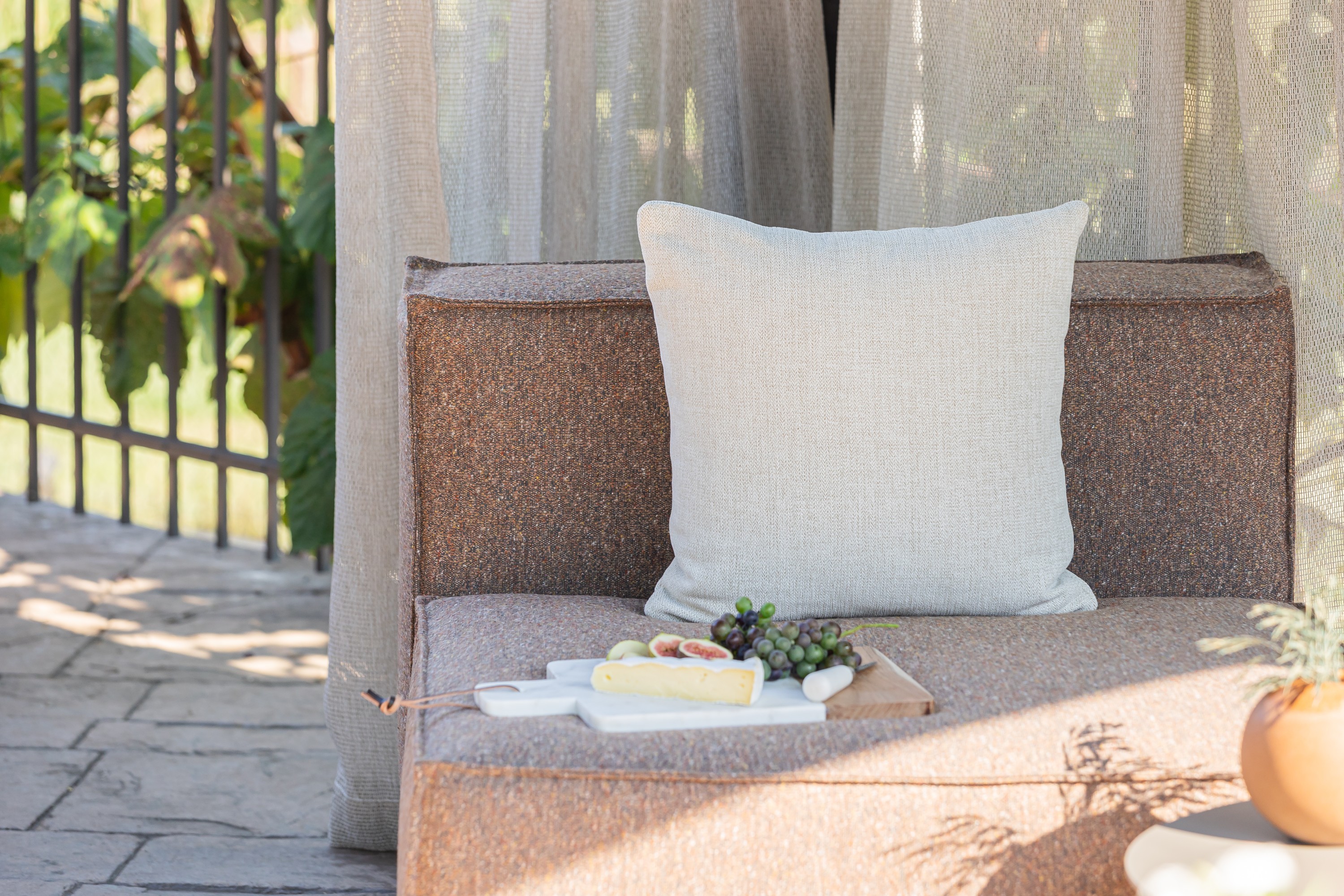 1265-04 Suncatcher Wild Mushroom, 7306-05 Hawthorn Sorghum Harvest Installation Image