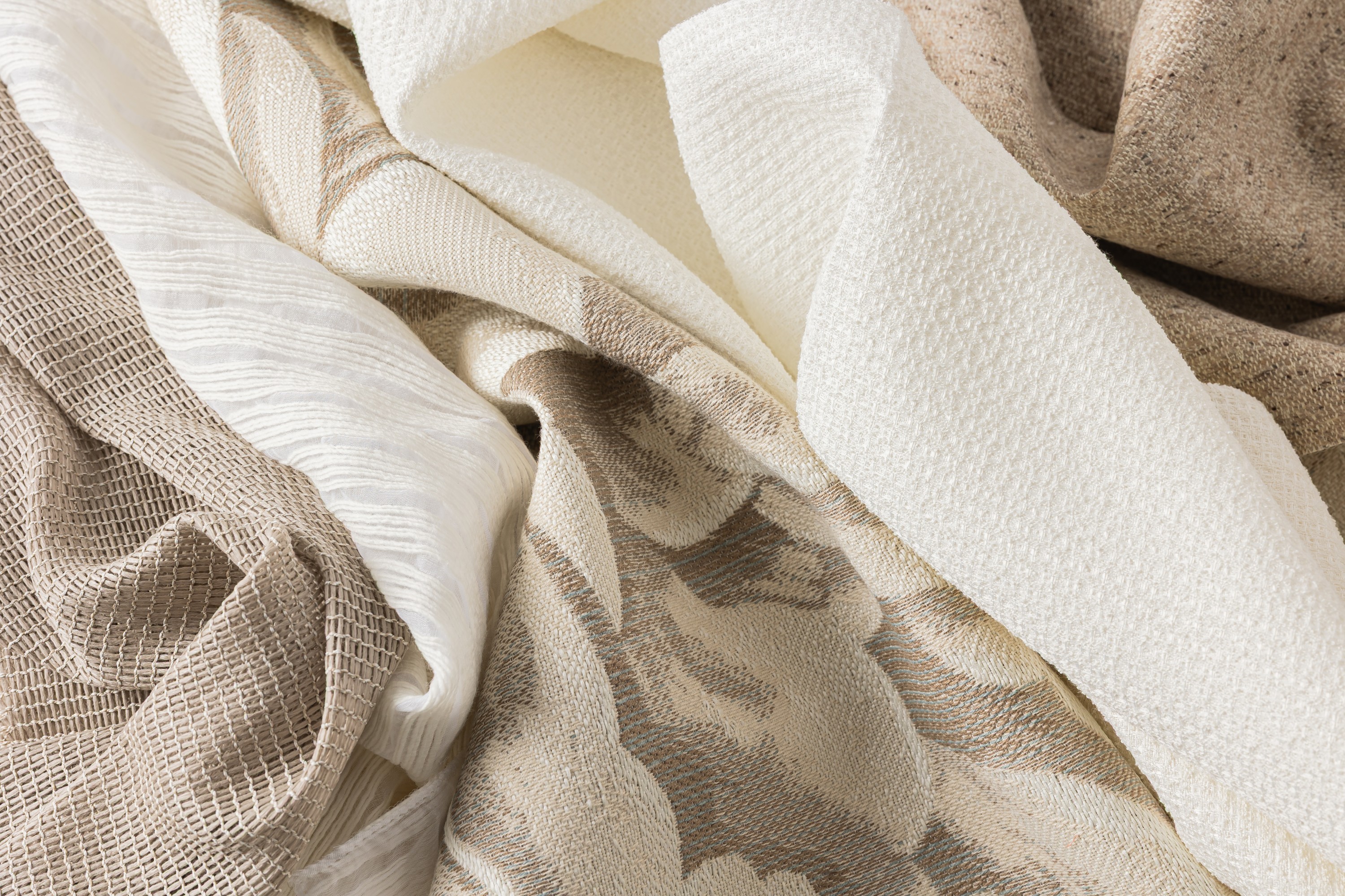 1265-06 Suncatcher - Ibex, 3110-01 Circadian White Silkie, 4357-01 Nightbloomer Coastal Dunes,&nbsp; 5390-01 Tycho Sugar, 7306-02 Hawthorn Prairie Dog Hero Image