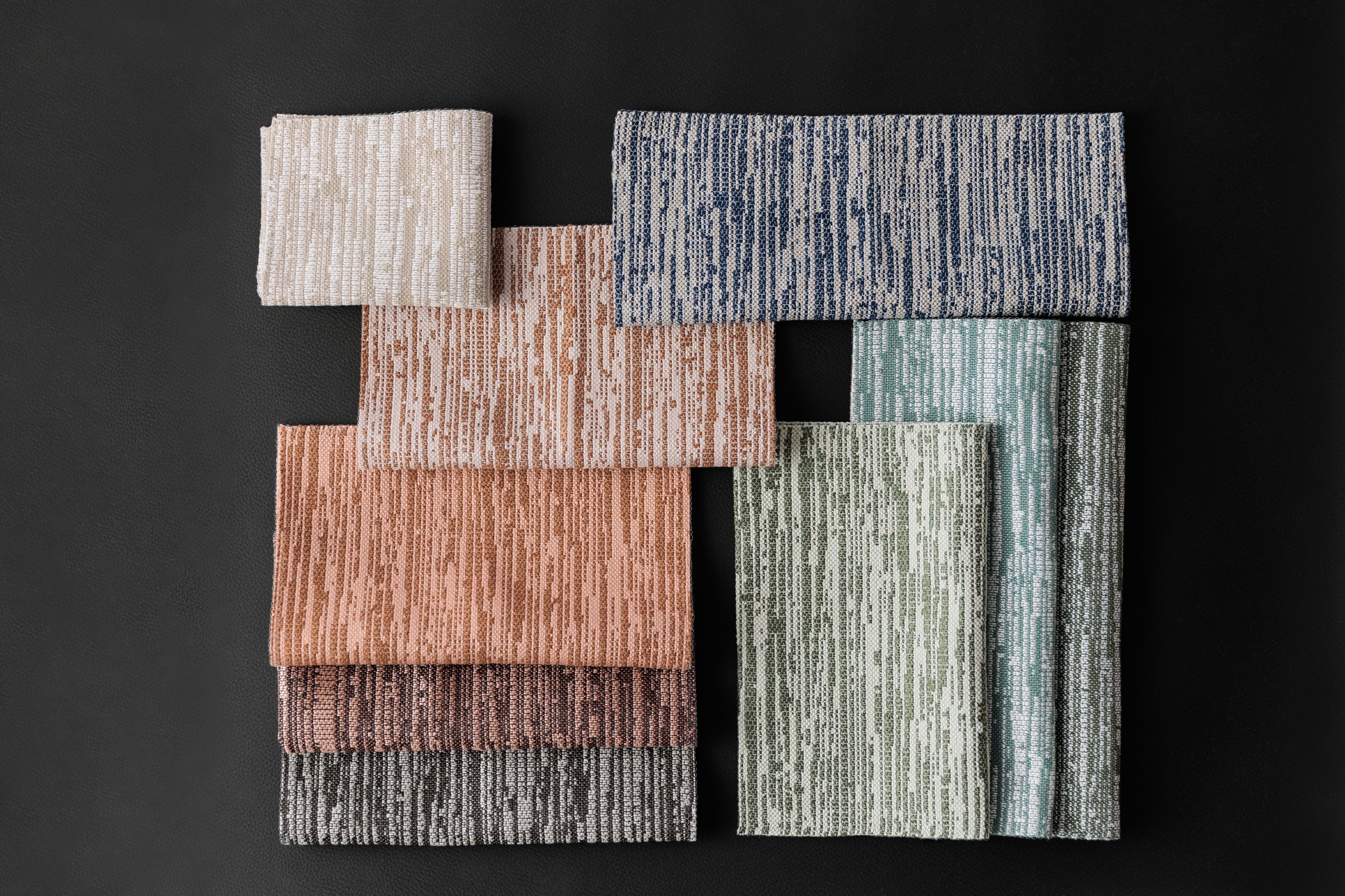 3161 Sassafras Calathea Leaves, Southwest Sunset, Bali Surf, Sand Dunes, Blue Mackerel, Kombu, Crakced Pepper, Spiced Rum, Coho Hero Image