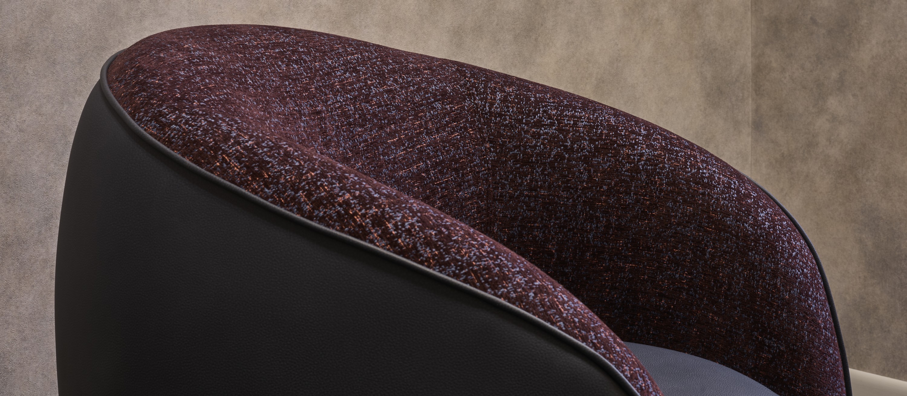 4328-17 Wisteria Garnet Pitta and 4242-08 Daphnis Blackcurrant Installation Image