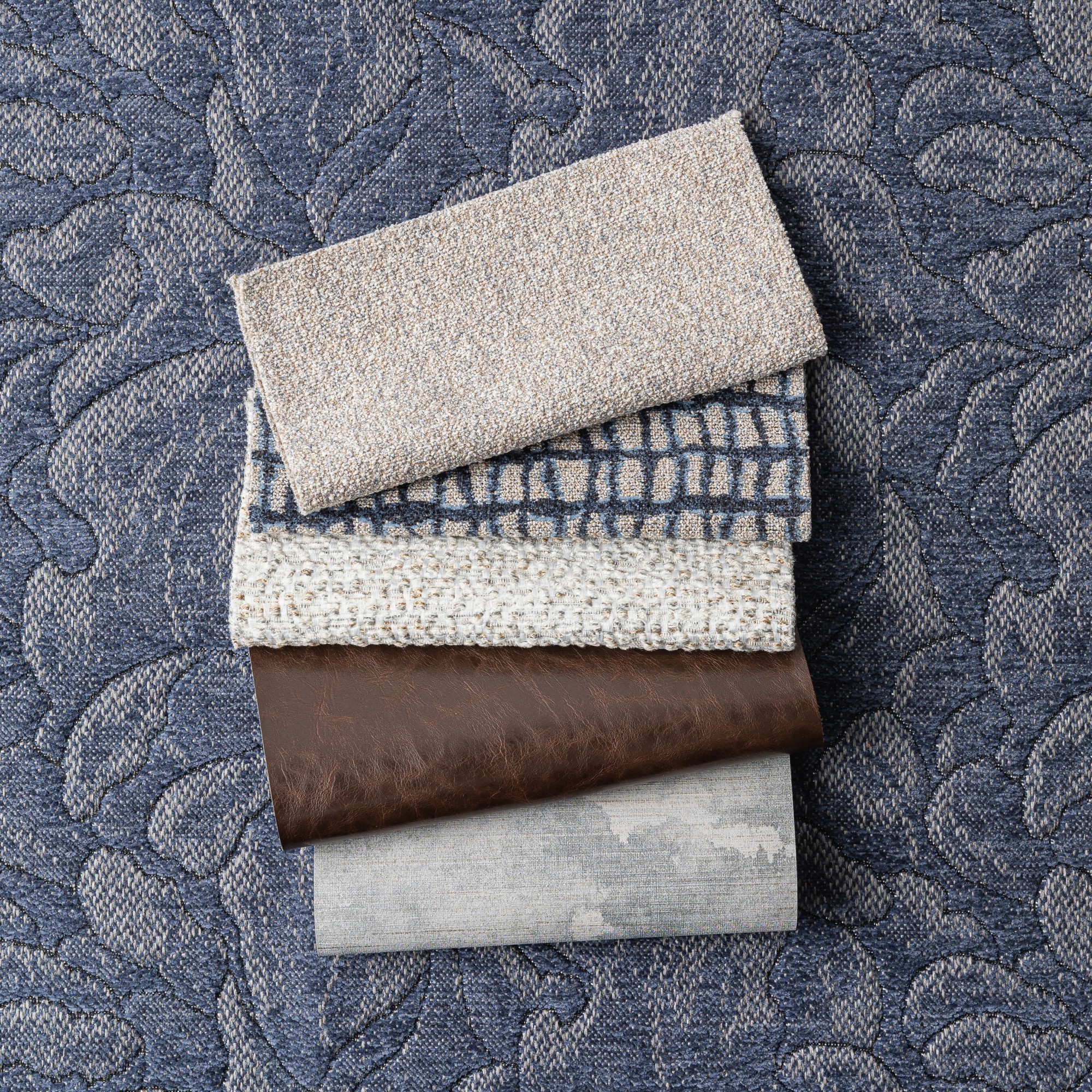 4355-07 Daylily Arcus Cloud, 8390-02 Ajax - Gorgonzola, 8392-08 Carmi - Splendid Fairywren, 6597-01 Showtime - Shell Beach, 6817-08 Taurus - Cocoa, V103-06 Hikaru - Chartreux Cat Hero Image