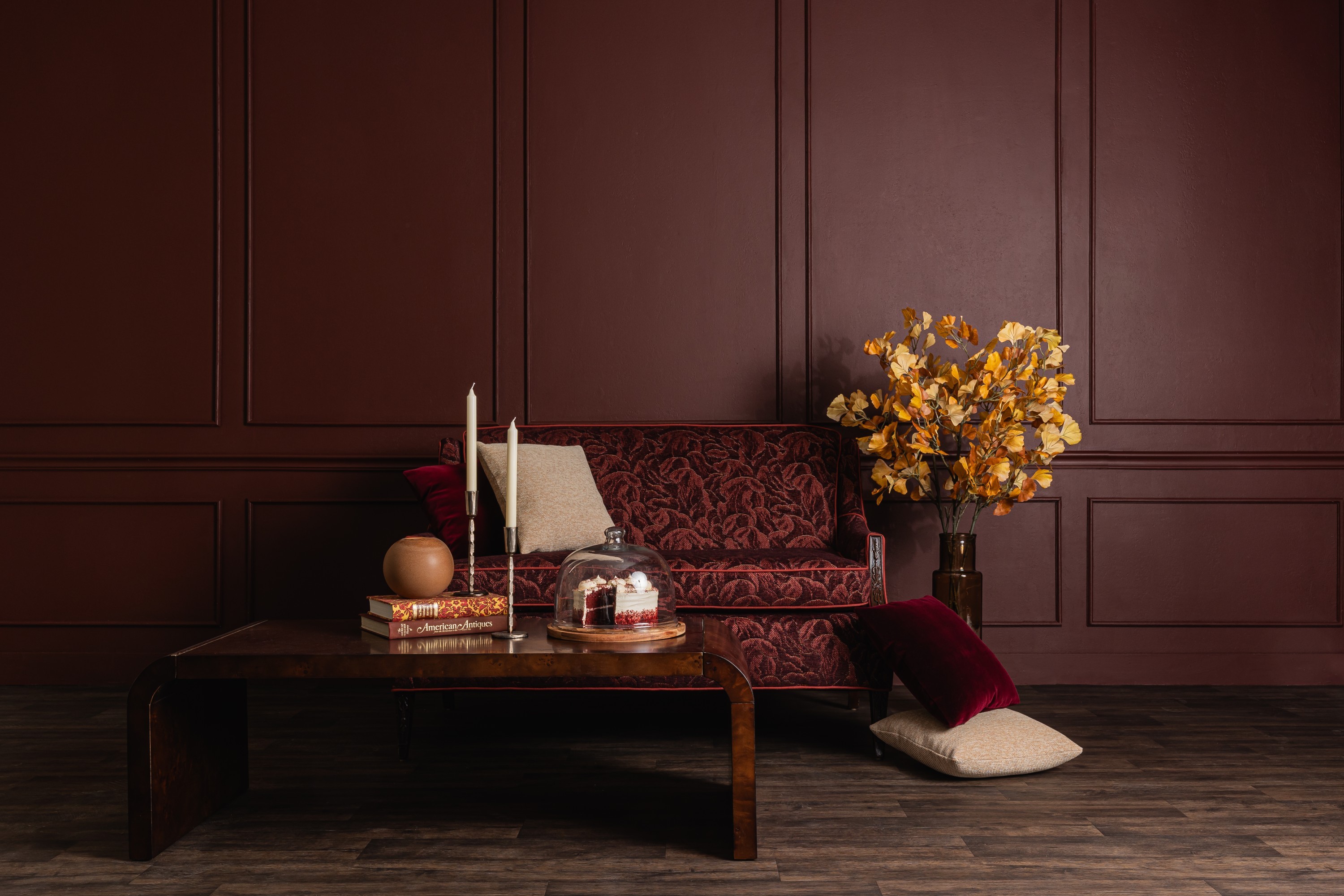 4355-08 Daylily Chipotle Pepper, 6512-03 Apricity Orange Scone and 4250-16 Gem Ruby Installation Image