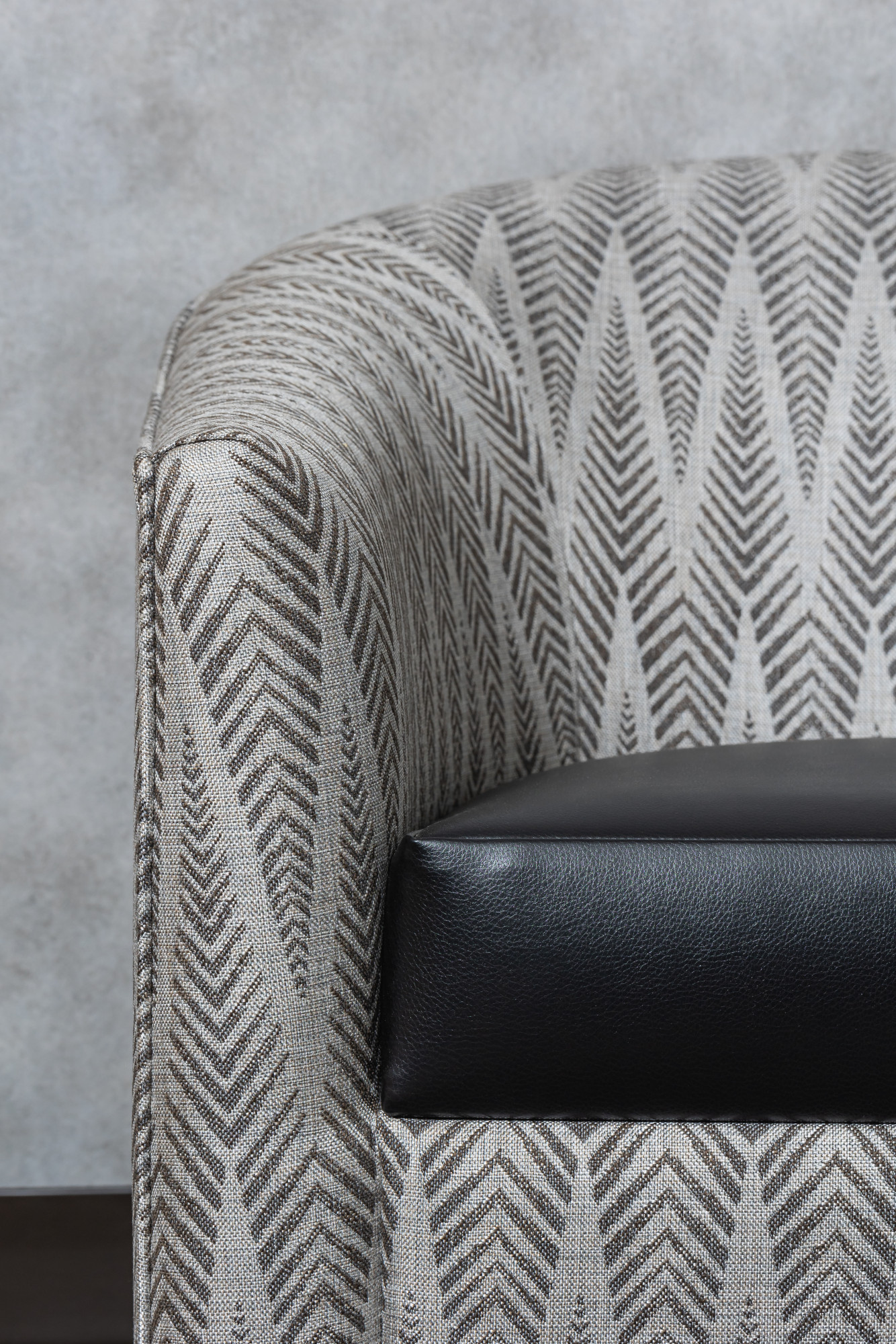 8352-10 Calathea - Kindling Wood, 3991-12 Aerial - Noir, V105-05 Central - Silver Dollar Hero Image