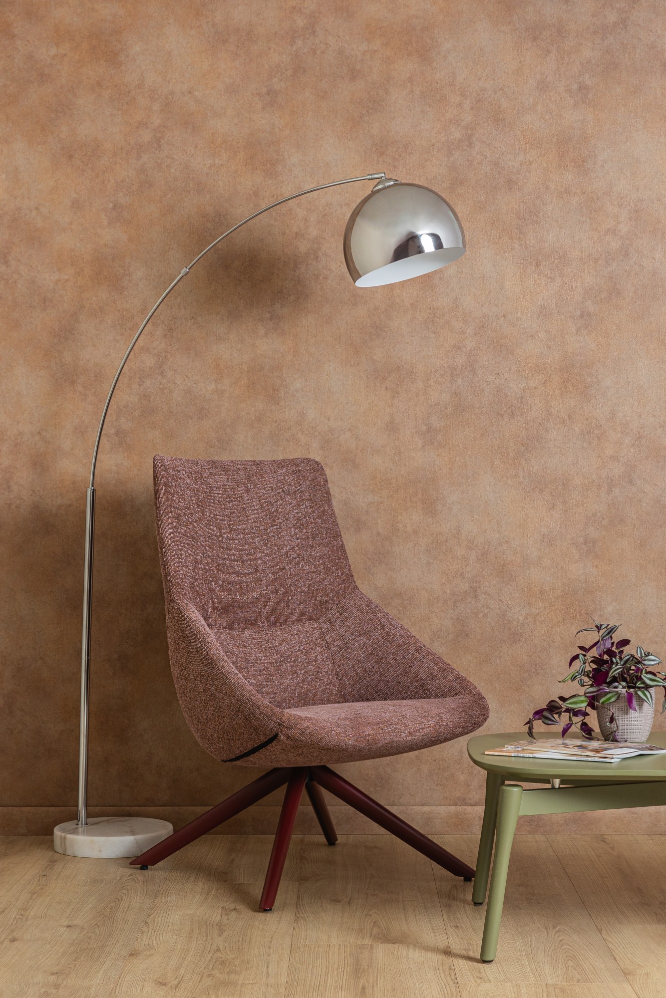 8355-11 Zola - Purple Yam, V105-07 Central - Penny Installation Image