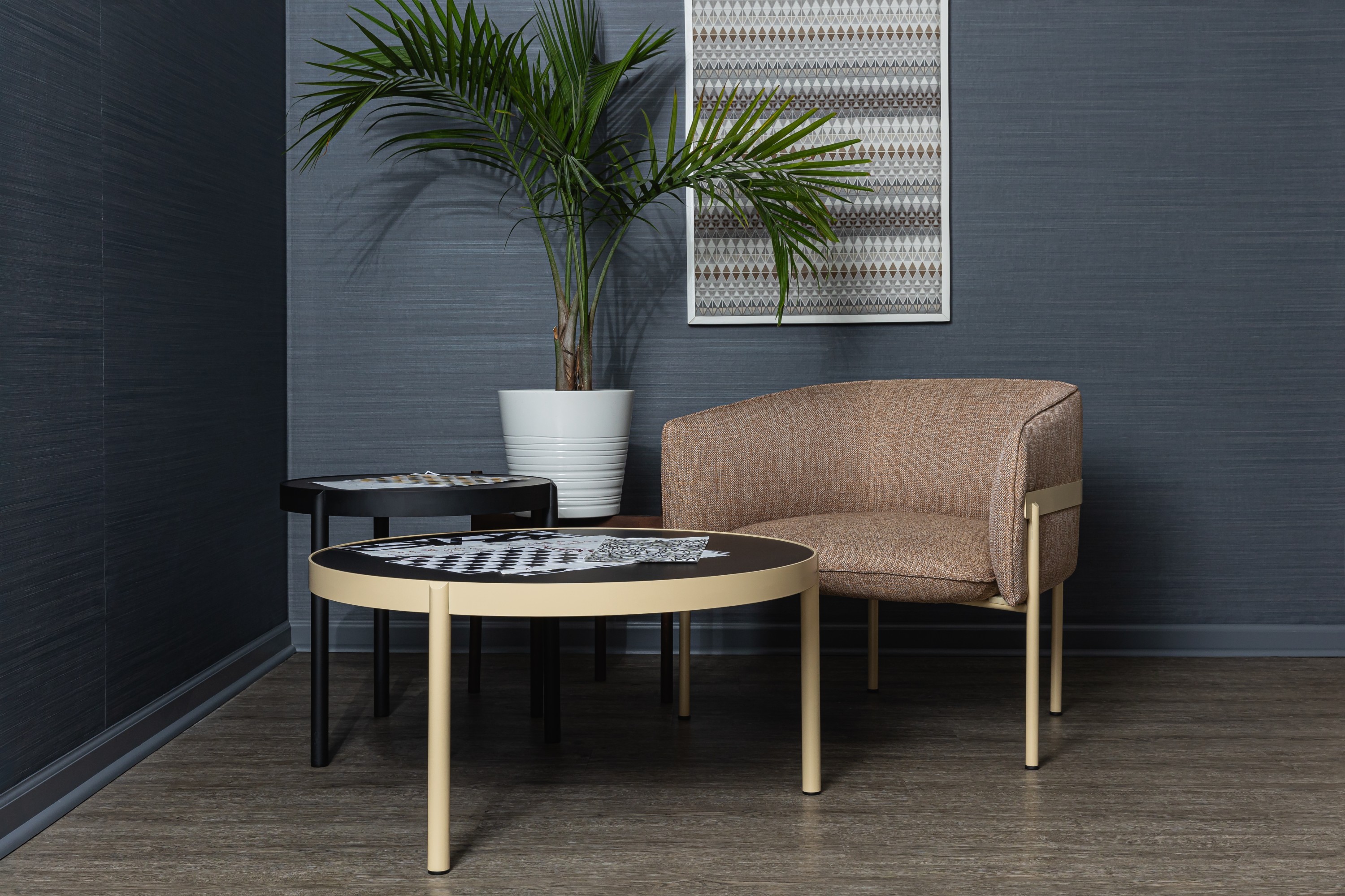 8356-03 Kai - Galette, V104-12 Kanso – Blue Maize Installation Image