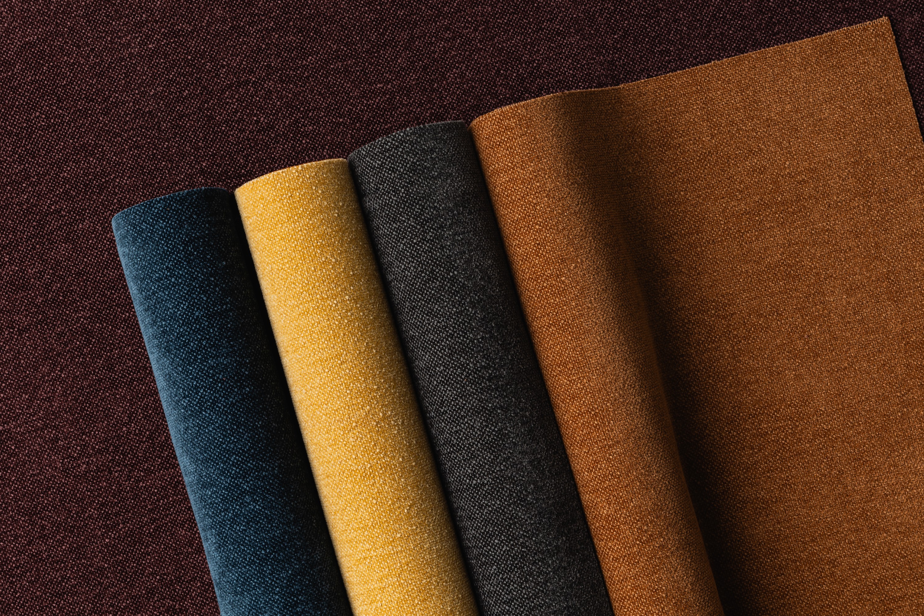 8712 Riley Mixed Berry, Mermaid Sapphire, Cornbread, Squid Ink, Amber Hero Image