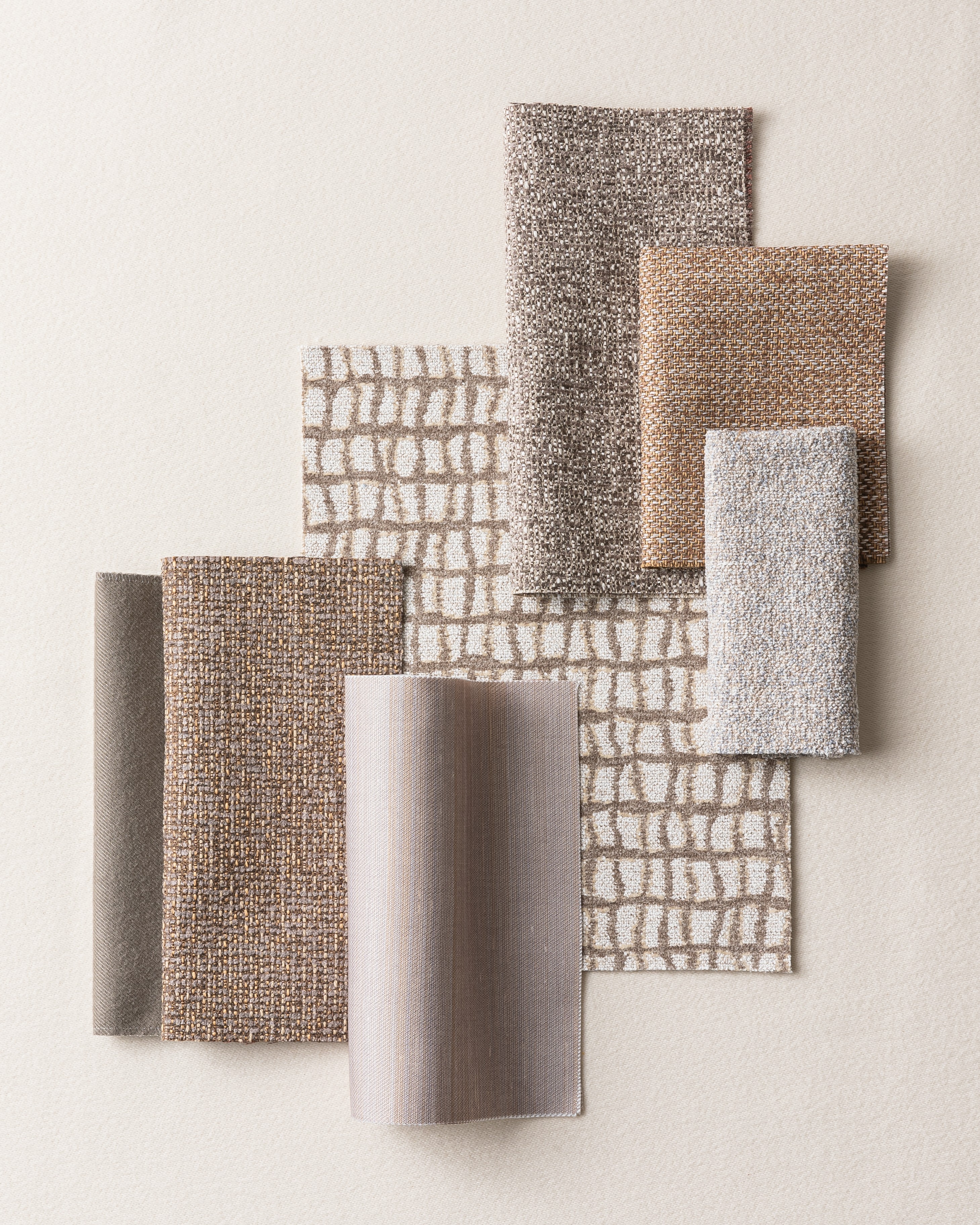 Avani - Pearl Barley, Dhara - Hiking Path, Zola - Toffee, Winslet - Saturn, Carmi - Taupe, Zola - Scottish Deerhound, Kai - Galette, Ajax - Gorgonzola Hero Image