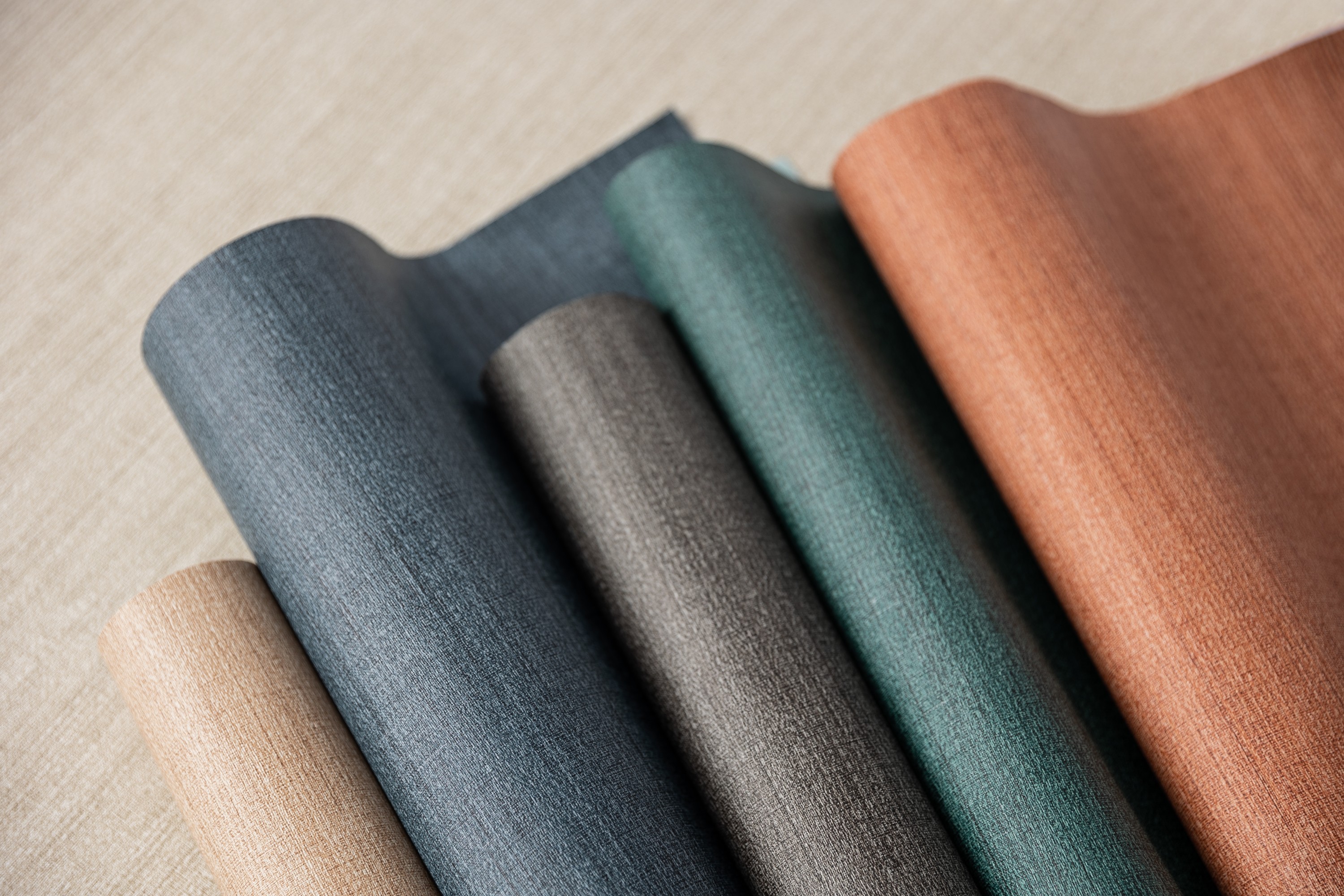 V101 Slivered Almond, Pink Sands, Denim Wash, Antique Black, Winter Spruce, Terracotta Rose Hero Image