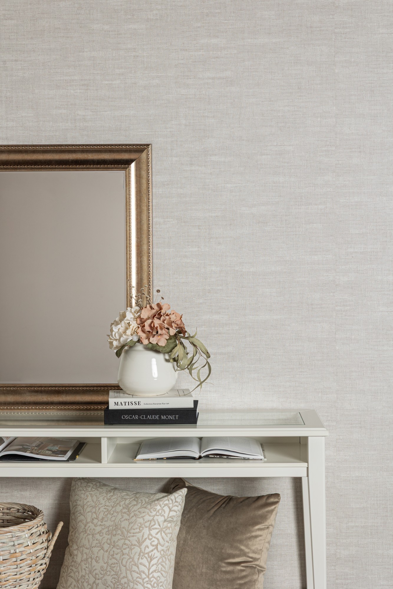 V116-02 Agnes Hand-Cut Soba, 4374-02 Rosemary Rice Pudding, 7571-03 Lenis Oak Installation Image