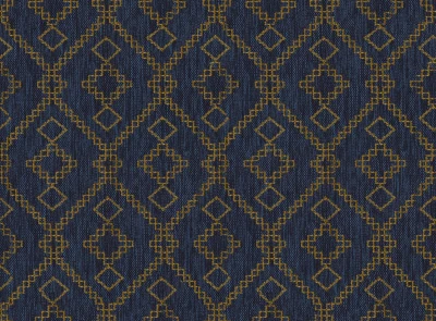 1214-10 Homestead - Deco Navy Full Repeat