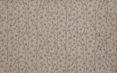 5839-07 Nature Walk - Burgundy Strawflower Full Repeat 
