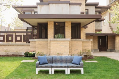 1214-10 Homestead Deco Navy, 1217-09 Zetta Midnight Installation Image
