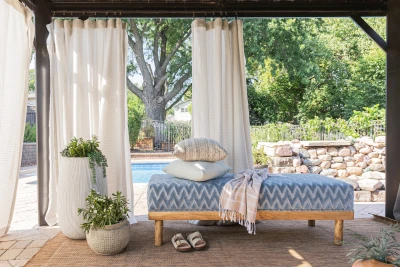 1265-01 Suncatcher Snowdrop, 4262-05 Andamento Skyline, 1208-04 Jardin Montana Bighorn, 4260-04 Bhramari  Soothing Aloe Installation Image