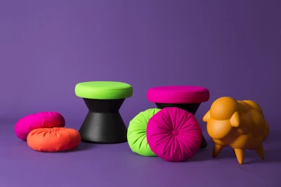 1330-01 Machu Neon Pink_ 1330-02 Neon Green, Neon Orange Installation Image