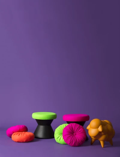 1330-01 Machu Neon Pink_ 1330-02 Neon Green, Neon Orange Installation Image