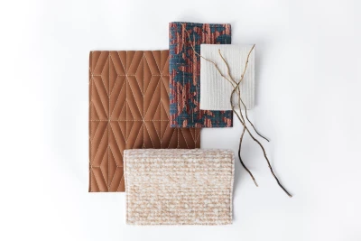 3614-04 Revere Toasted Pecan, 7305-02 Chord Cheesecake, 4373-08 Laelia Summer Nights, 3164-01 Phoenix Dall Sheep Hero Image