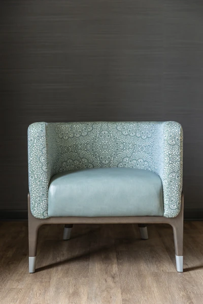 3993-07 Galapagos - Jade Azore, 8351-08 Lotus - Bali Surf, V104-13 Kanso - Blue Maize Installation Image