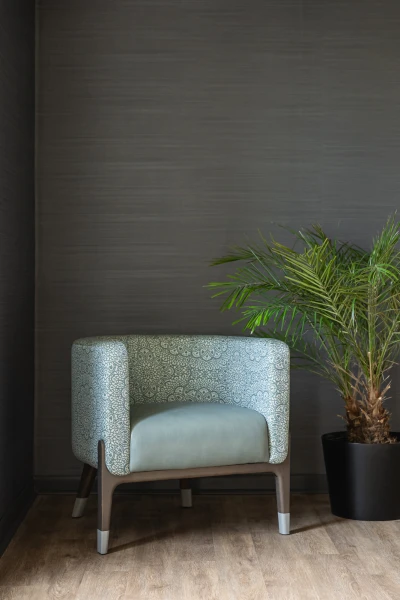 3993-07 Galapagos - Jade Azore, 8351-08 Lotus - Bali Surf, V104-13 Kanso - Blue Maize Installation Image