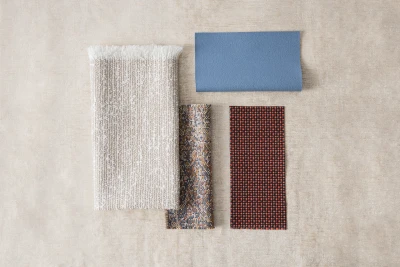 4244-04 Carolina Blue, 3152-03 Jinx Desert Bloom, 1332-01 Elixir Horseradish, 1252-03 Sol Neon Orange, 8316-01 Pixie Ivory Hero Image