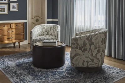 4357-01 Nightbloomer Coastal Dunes, 9404-11 Ravenswood Oakley and 7571-07 Lenis Winter Dusk Installation Image