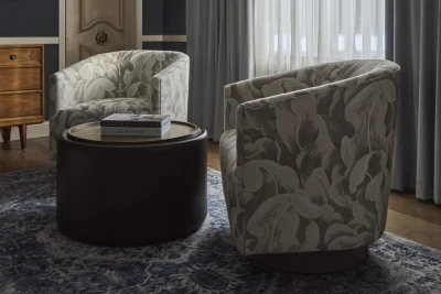 4357-01 Nightbloomer Coastal Dunes, 9404-11 Ravenswood Oakley and 7571-07 Lenis Winter Dusk Installation Image