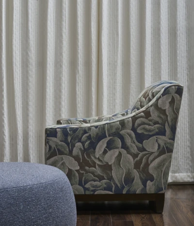 4357-07 Nightbloomer Cattail, 7306-07 Hawthorn Bangor Blue, 3110-02 Circadian Coquito and Installation Image