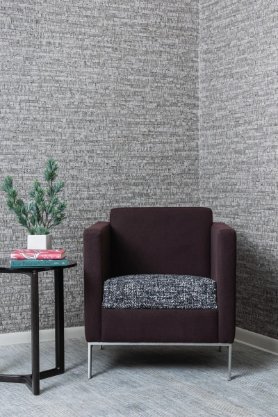 4365-06 Toccata Coucal Crow, V115-04 Montado Cherry Wood Installation Image