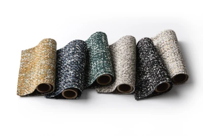 4365 Toccata Sussex Gold, Navy Terrazzo, Snowy Pine, Egyptain Mau, Coucal Crow, Butter Pecan Hero Image