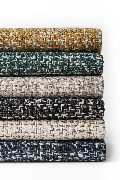 4365 Toccata Sussex Gold, Snowy Pine, Egyptian Mau, Coucal Crow, Butter Pecan, Navy Terrazzo Hero Image