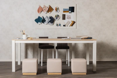 4524-08 Meridiana Roller Rink, V105-01 Central - White Calcite and 6825-02 Aldrin - French Travertine Installation Image