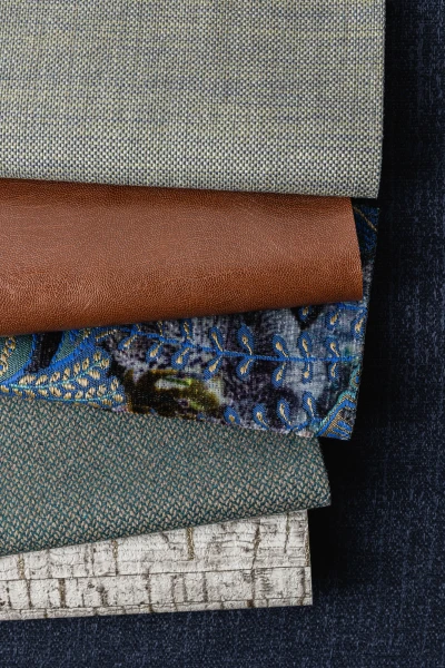 7555-07 Altair - Stellar Navy, 8353-10 Bower - Moss Pathway, 3993-08 Galapagos - Star Anise, 5014-04 Daintree - Aquarium, 9648-08 Hachure - Devilline, V115-02 Montado - Nougat Hero Image