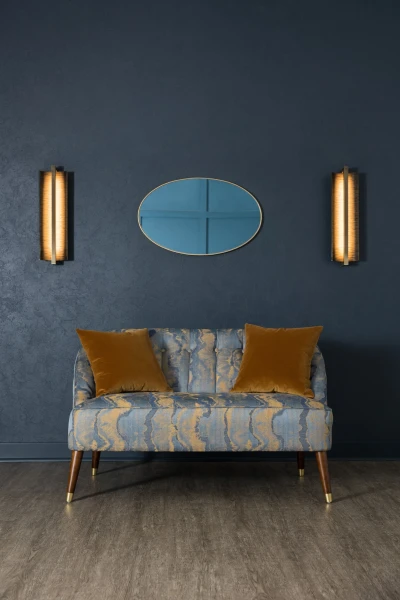 8318-02 Titania Carolina Blue, 4290-05 Orcale Whiskey Installation Image