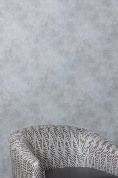 8352-10 Calathea - Kindling Wood, 3991-12 Aerial - Noir, V105-05 Central - Silver Dollar Installation Image