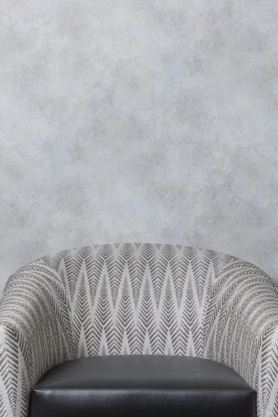 8352-10 Calathea - Kindling Wood, 3991-12 Aerial - Noir, V105-05 Central - Silver Dollar Installation Image