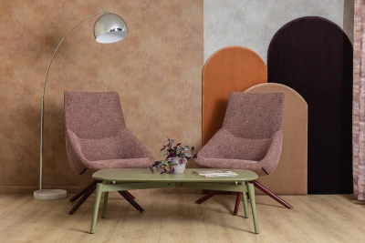 8355-11 Zola - Purple Yam, V105-07 Central - Penny, V105-04 Central Moon Rock Installation Image