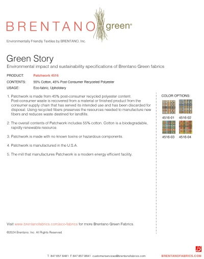 Patchwork Green Story